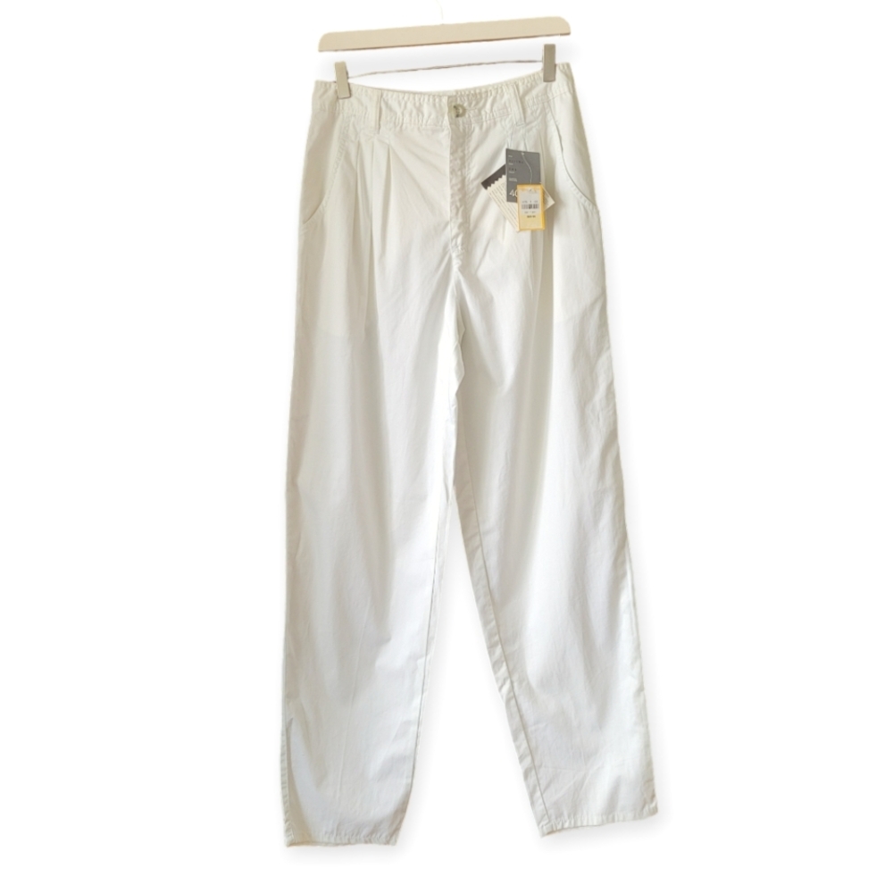 NWT Vintage 90s ESPRIT SPORT High Waist Pants HBC Tag White Medium